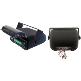 Pyle(R) PLMRCB3 Universal Marine Stereo Housing with Full Chassis-Wired Casing (Black)
