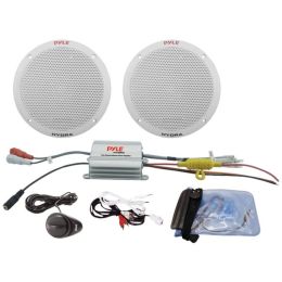 Pyle(R) PLMRKT2A Hydra Series 6.5 2-Channel Waterproof Amplified Marine Speaker System for MP3/iPod(R)