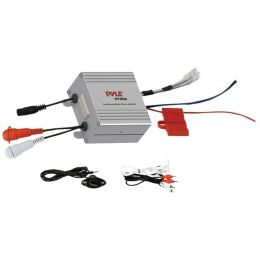 Pyle(R) PLMRMP2A Hydra Series Waterproof Marine Power Class AB Amp for MP3/iPod(R) (2 Channels, 600W Max, 150W RMS x 2 @ 4ohm )
