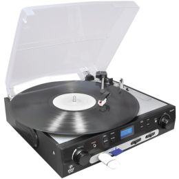 Pyle Home(R) PLTTB9U USB Turntable with Direct-to-Digital USB/SD(TM) Card Encoder