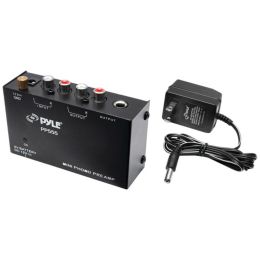 Pyle Pro(R) PP555 Ultra-Compact Phono Turntable Preamp