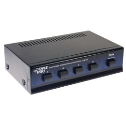 Pyle(R) PSS4 High-Power Stereo Speaker Selector (4 Channels)