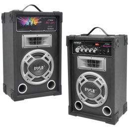 Pyle Pro(R) PSUFM835A 800-Watt Disco Jam Powered Active/Passive PA Dual Speaker System