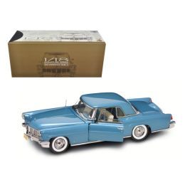 1956 Lincoln Continental Mark 2 Blue 1/18 Diecast Model Car by Road Signature