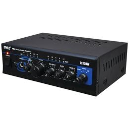 Pyle Home(R) PTA4 120-Watt x 2 Mini Stereo Power Amp