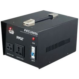 Pyle Pro(R) PVTC3000U Step Up & Step Down Voltage Converter Transformer (3000 Watt)