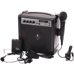 Pyle Pro(R) PWMA220BM Portable Bluetooth(R) Karaoke PA Amp & Microphone System