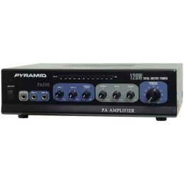 Pyramid(R) Car Audio PA205 Amp with Microphone Input (120 Watt)