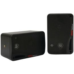 Pyle(R) PLMR23BBT Marine-Grade 3.5 200-Watt 3-Way Speaker System with Bluetooth(R) (Black)
