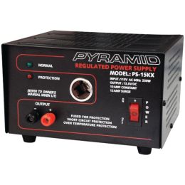 Pyramid(R) Car Audio PS15K 10-Amp Power Supply with Car-Charger Adapter