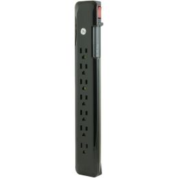 GE UltraPro JAS34133 7-Outlet Surge Protector - 8 feet Cord - 1080 Joules - Black