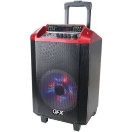 QFX(R) PBX-2101RED 2,600-Watt Portable Bluetooth(R) Party Speaker