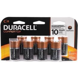 Duracell MN14R8DWZ17 C CopperTop Alkaline Battery - 8 Pack