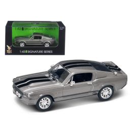 1967 Shelby Mustang GT 500E Grey Signature Series 1/43 Diecast Model by Road Signature